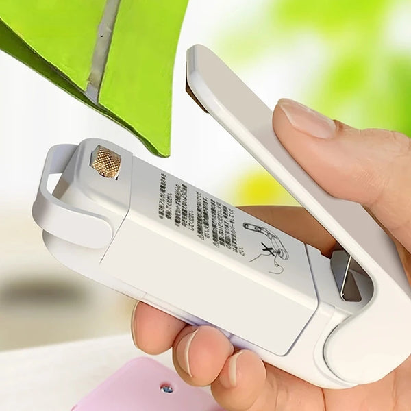 Mini macchina sigillatrice per sacchetti termici, sigillatrice per sacchetti termici in plastica per alimenti, sigillatrice portatile, sigillatrice termica per imballaggio alimentare