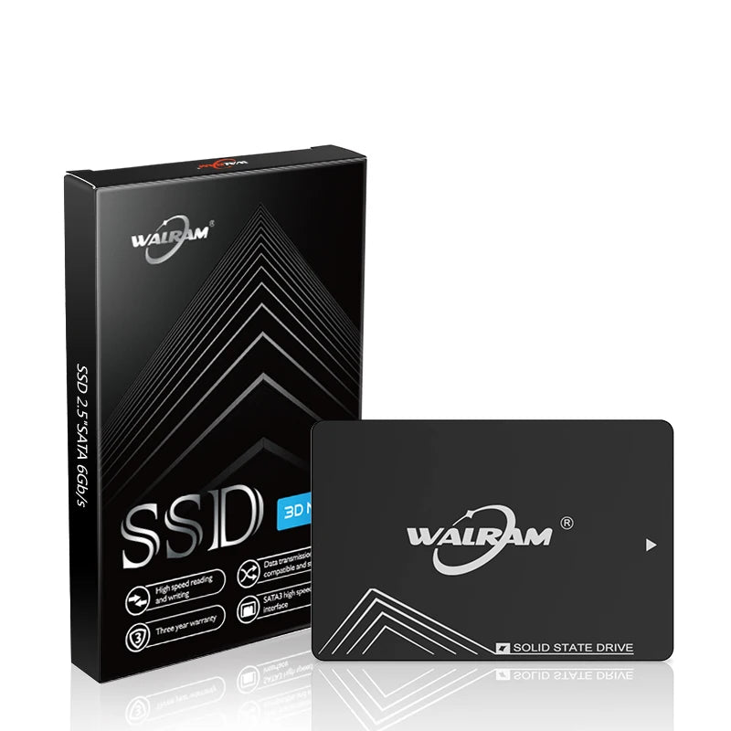 WALRAM SATA3 SSD 128GB 256GB 120GB 480GB 512GB 1TB Hdd 2.5 Hard Disk Disc 2.5 " Internal Solid State Drive 240 gb for laptop