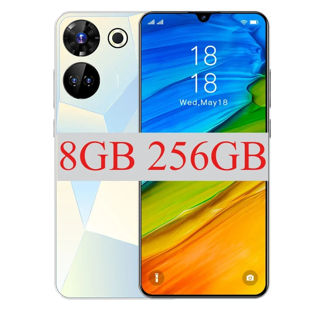 Cellphone Camon20 Pro Smartphone 5G Original 7.3 HD Screen 108MP Dual Sim Smart Mobile Phones Android13 Face Unlocked Cell Phone