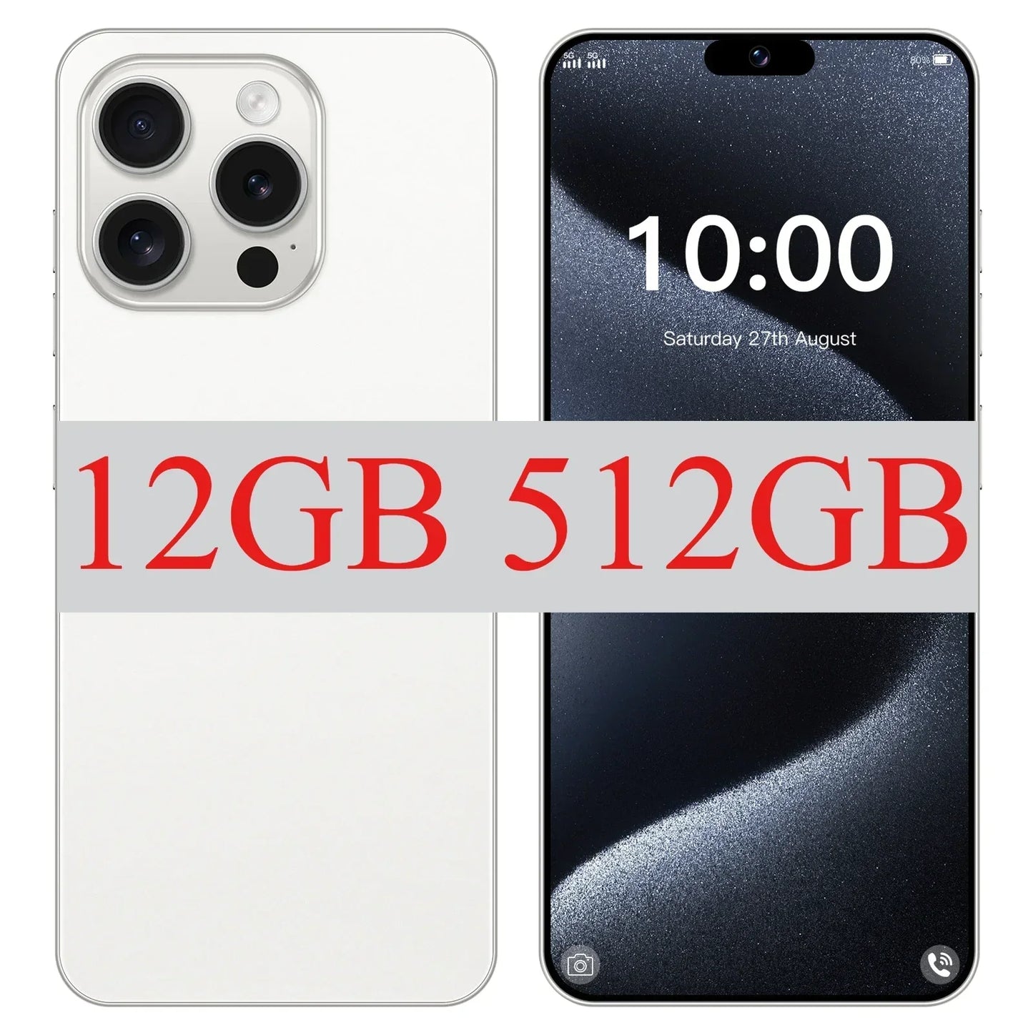 Brand New Original 16GB+1TB for Mobile Phones 6.8 Inch XS15 Pro Full Screen 4G 5G Cell Phone 6800mAh Smartphone Global Version