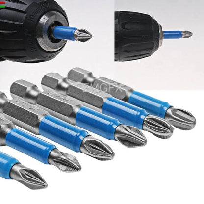 12PCs No-slip PZ1/PZ2/PZ3 Screwdriver Bit Sets for Drill Magnet S2 Alloy Steel Screwdriver Electric Impact 50/25mm PH1/PH2/PH3