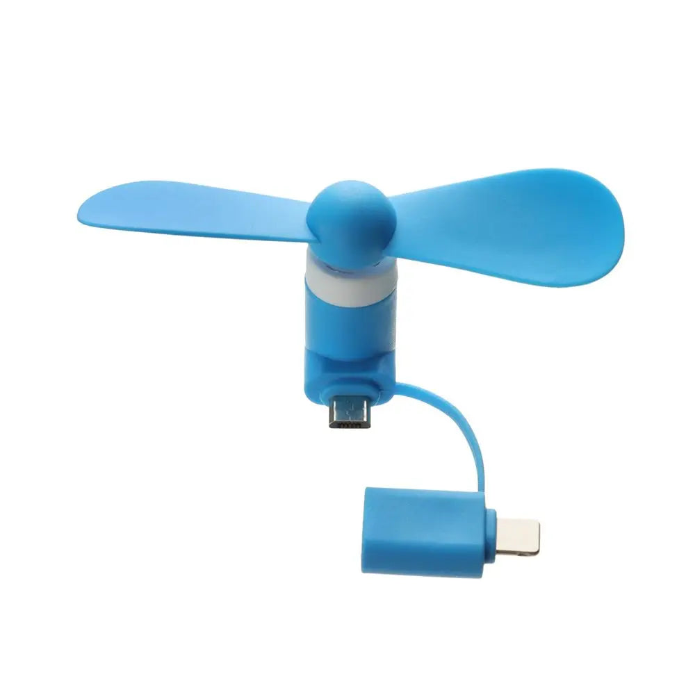 Creative USB Fan Flexible 2in1 Mini Portable Mobile Phone Fan Cooler For Android For IPhone For Samsung For Huawei For iPad