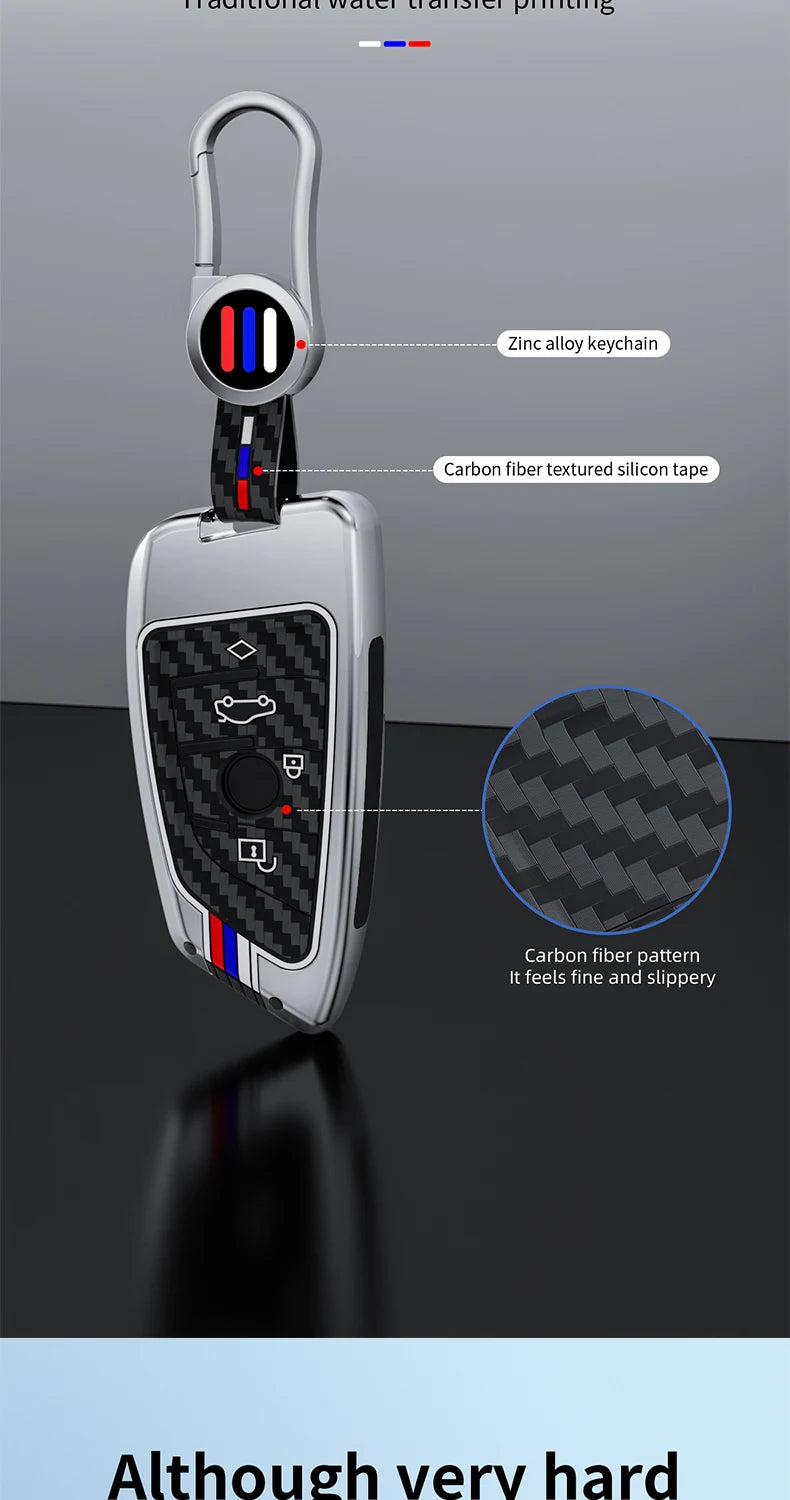 Car Key Case Cover Fob Keyring For BMW F30 F11 X3 F25 Serie 1 E39 X4 G20 X5 G05 F40 X6 F44 216 X1 G30 320i Car Styling