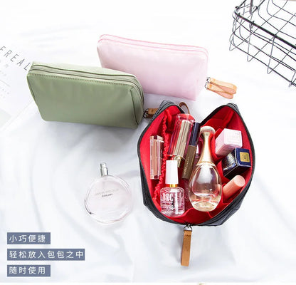 Nylon Portable Handheld Lipstick Bag Mini Coin Purse Casual Cosmetic Bag Travel Storage Bags Women Makeup bag