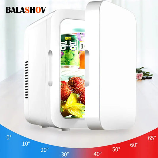 Mini Refrigerator 6L Portable Electric Fridge Silent Cooler Warmer Compact Refrigerators for home Car Kitchen Picnic Camping