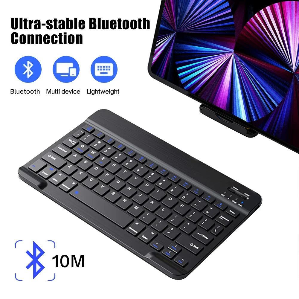 Tablet Wireless Keyboard For iOS Android Windows For iPad Huawei Samsung Xiaomi Teclado Bluetooth-compatible Keyboard and Mouse