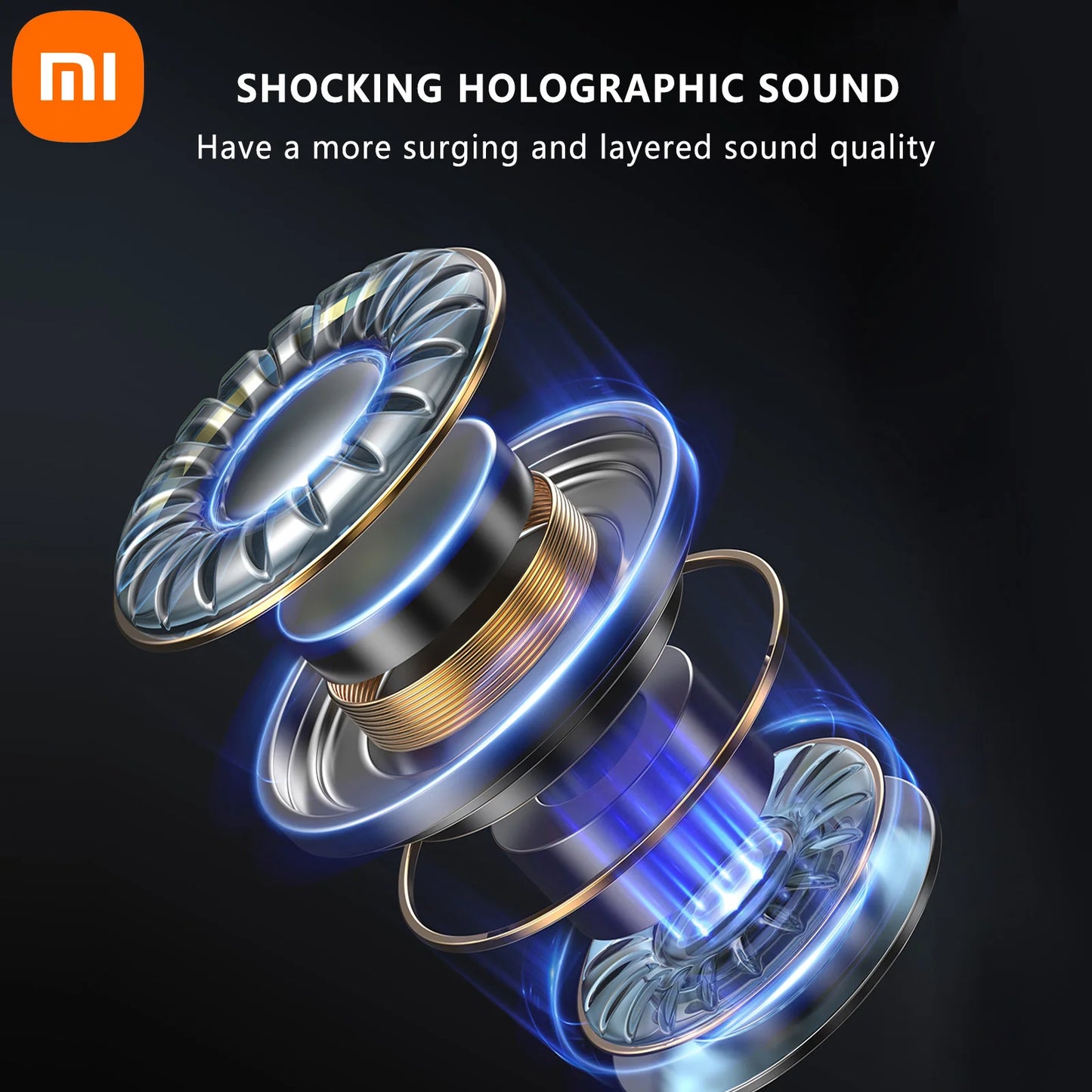 1-XIAOMI AP05 True Wireless Earphone Buds5 HIFI Stereo Sound Bluetooth5.3 Headphone MIJIA Sport Earbuds With Mic For Android iOS