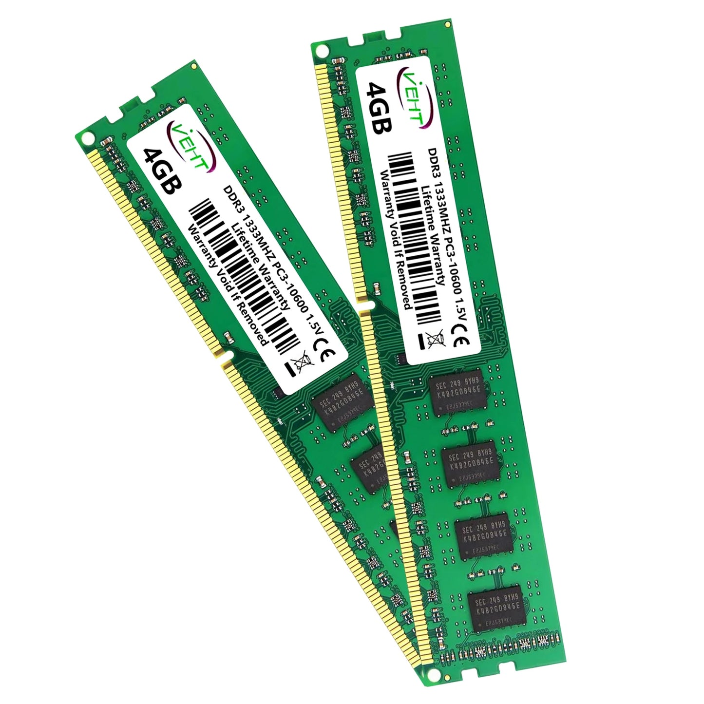 DDR3 2GB 4GB 8GB Desktop Memories Ram PC3 1066 1333 1600Mhz 1.5V 240Pin DDR3 8500 10600 12800 DIMM Non-ECC Computer Memory Ram