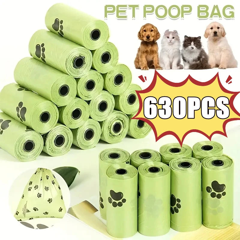 New Dog Poop Bag Biodegradable Pet Garbage Bag Dog Poop Bags Dog Poop Bag Dispenser Dog Cleaning Supplies Dog Products for Dogs