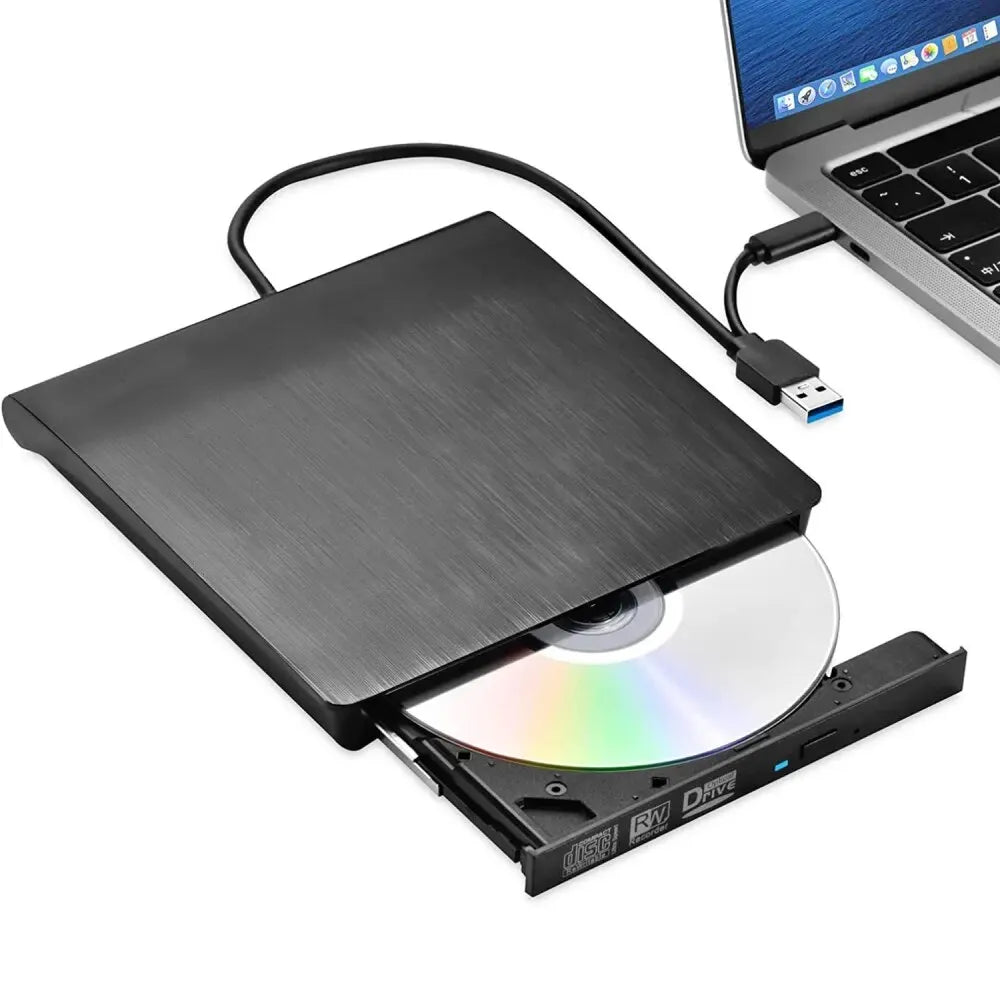 USB 3.0 Slim External DVD RW CD Writer Drive Burner Reader Player Optical Drives For Laptop PC Dvd Burner Dvd Portatil