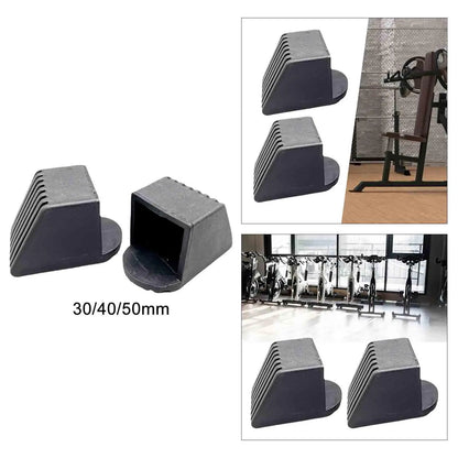 2 Pieces Gym Equipment Square End Cap Gym Fitness Equipment Accessories Gym Accessories Fitness Accessories Square End Cover