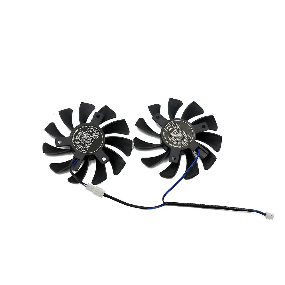 75MM HA8010H12F-Z GTX1050 GPU Cooler Fan Replacement For MSI GTX 1050 2GT OC 1050Ti 4GT Graphics Video Card Cooling Fans 2Pin