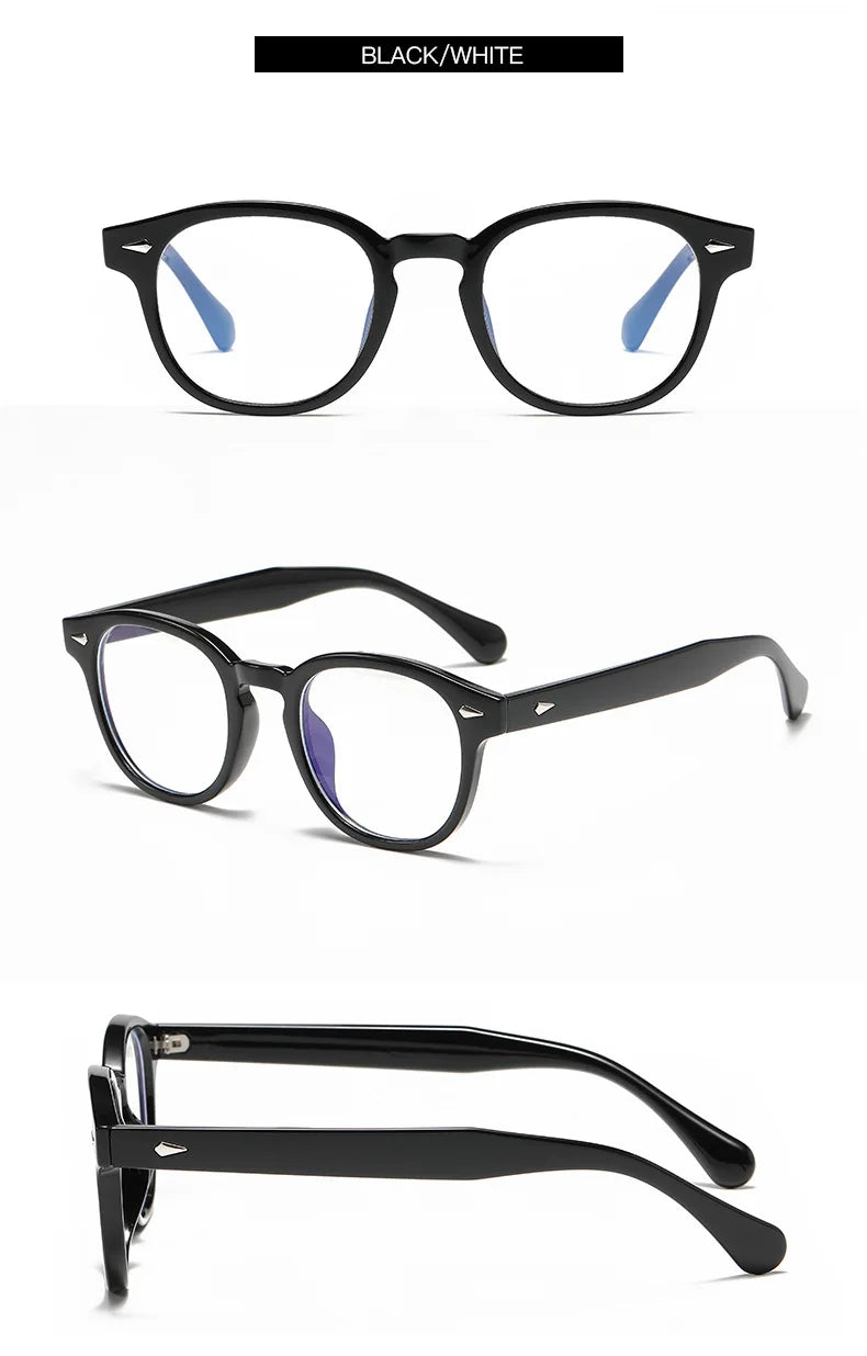 Feishini Black Tom Computer Women Eye Glasses Anti Blue Rays Radiation korea Glasses Clear Frames Men Square Eyewear Optical