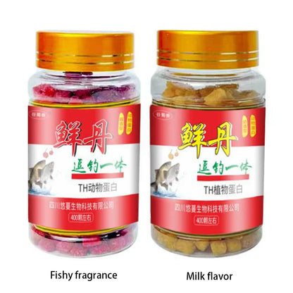 Bait Pellets High Protein Fishy Taste Hemoglobin Bait Freshwater Crucian Carp Grass Fish Bream Bait Fishing Accessories