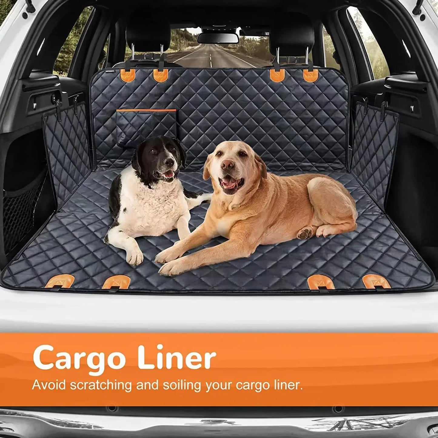 2PCS Pet Car Cushion Car Rear Seat Car Cushion Dog Car Seat Cushion Suitable for Many Models Waterproof Anti-fouling Car Cushion