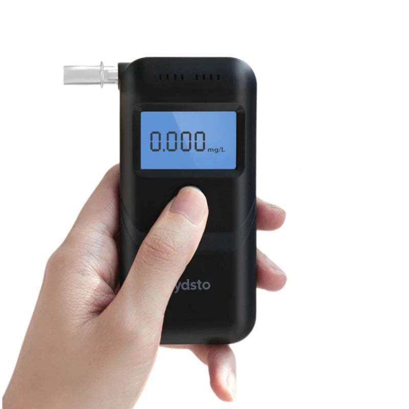 Hydsto 10 pcs Digital Alcohol Tester nozzles Professional Alcohol Detector Breathalyzer Alcotester LCD Display Drunk Test