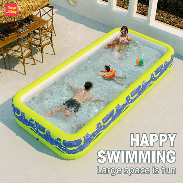2.1M piscina gonfiabile per famiglie