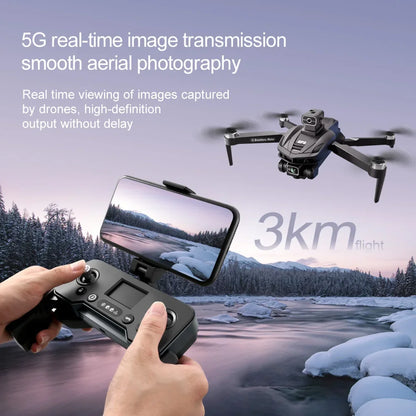 For Xiaomi V168 Drone 8K 5G GPS Professional HD Aerial Photography Dual-Camera Omnidirectional Obstacle Avoidance Drone