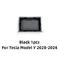 Compatible for Tesla Model Y 2020-2024 Under Seat Storage Box,Under Seat Drawer Storage Box Hidden Organizers Black Accessories