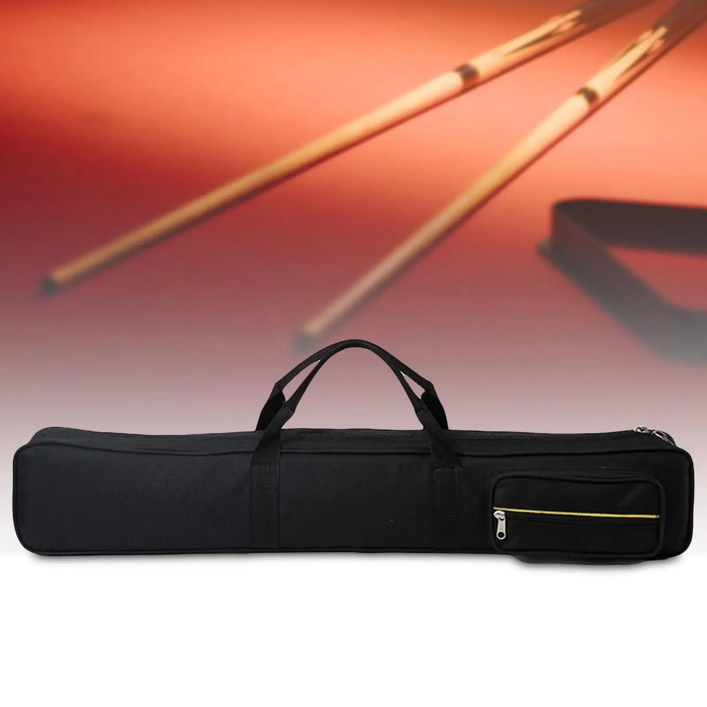 Pool Cue Case Anti Scratch 1/2 Snooker Pool Cue Bag Pool Cue Storage Pouch Billiard Cue Stick Storage Pouch Accessories