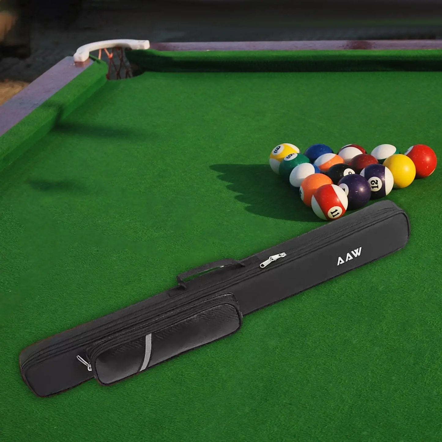 Billiard Pool Cue Stick Case Adjustable Shoulder Strap Lightweight with Zipper for Travel Snooker 1/2 Snooker Billiard Stick Rod