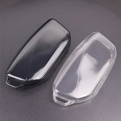 Transparent  Soft TPU Car Smart Key Cover Case For BMW X1 iX XM X5 X6 X7 i7  2023 2024 Accessories