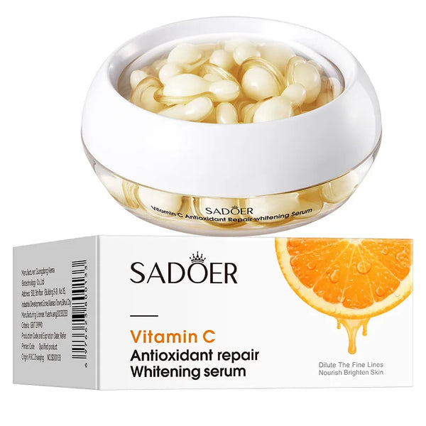 30 pz SADOER Rose Sanil Vitamina C Siero Viso Capsula Idratante Viso Rassodante Essenza Del Viso Bellezza Viso Prodotti Per La Cura Della Pelle