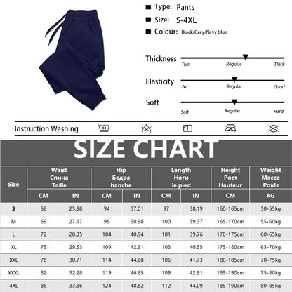 New Men Casual Fashion Sports Pants Gym Sport Trousers for Men Jogger SweatpantsRunning Workout Jogging Long Pants