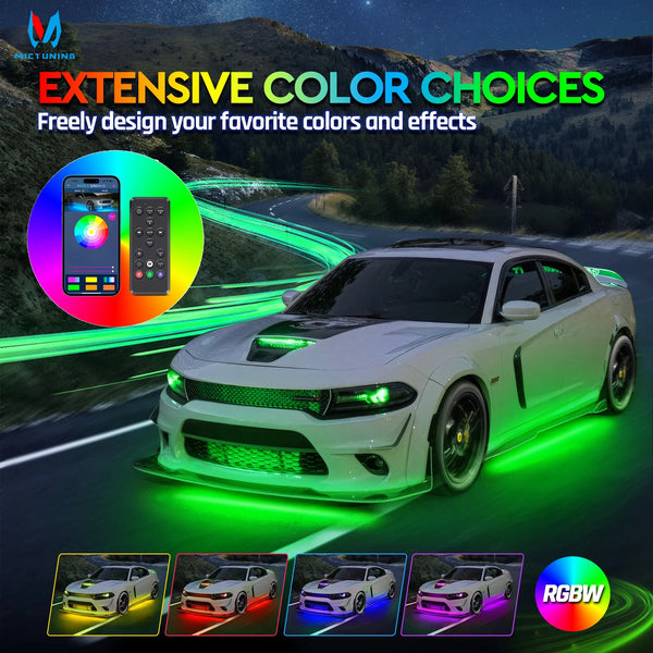 MICTUNING N8 Strisce luminose per auto