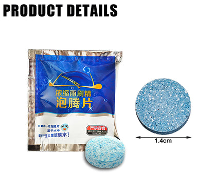 Car Windshield Cleaning Effervescent Multifunctional Glass Water Tablets Solid Cleaner Windshield Spray Car Wash Accessories