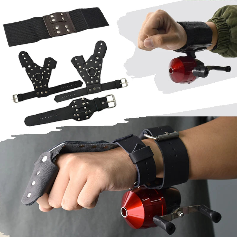 Fishing Handguard Bracers Wristband Used for Left or Right Hand Outdoor Hunting Fishing Reel Slingshot Catapult Accessories Tool