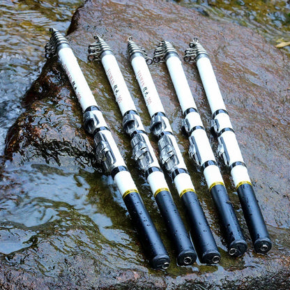 JOSBY Telescopic Rock Fishing Rod Spinning Carp Feeder Carbon Fiber Pesca 3M 2.7M 2.4M 2.1M 1.8M 1.5M Mini Travel Ultra durable