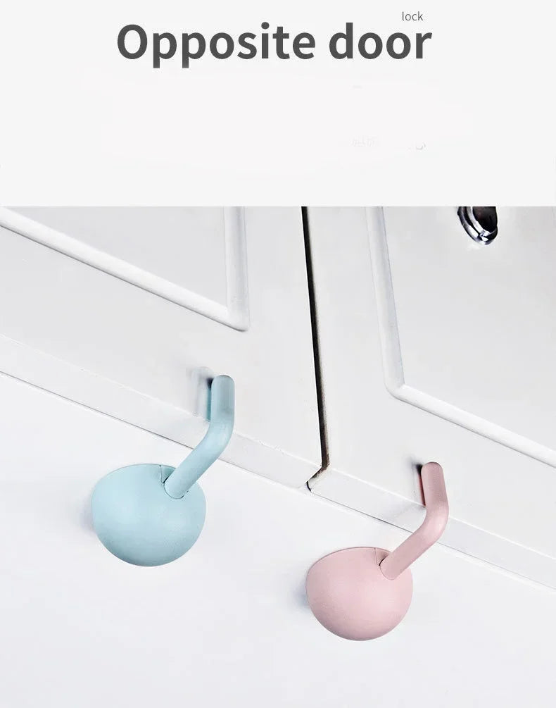 5PCS New Baby Safety Locker Home Security Protection Drawer Door Lock for Children Anti-pinch Refrigerator Cabinet Locks for Kid