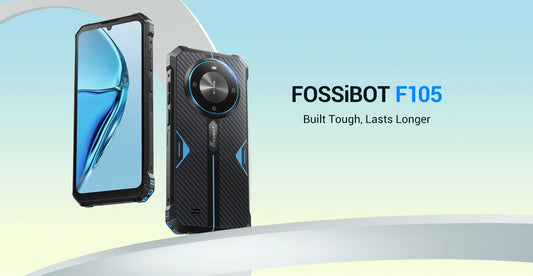 [World Premeire] FOSSiBOT F105 Rug Phone 6.745" HD+ 10300mAh Octa-core 4GB+64GB Smartphone Android 14 20 MP Face ID Mobile Phone