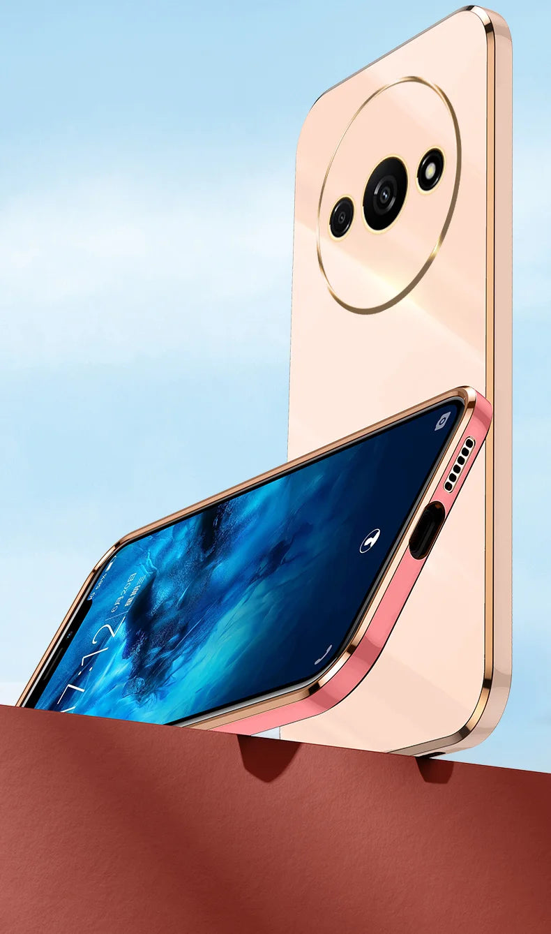 For Redmi A3 Case Soft TPU Case Anti-Fingerprint Camera Protection Cover For Xiaomi Redmi A3