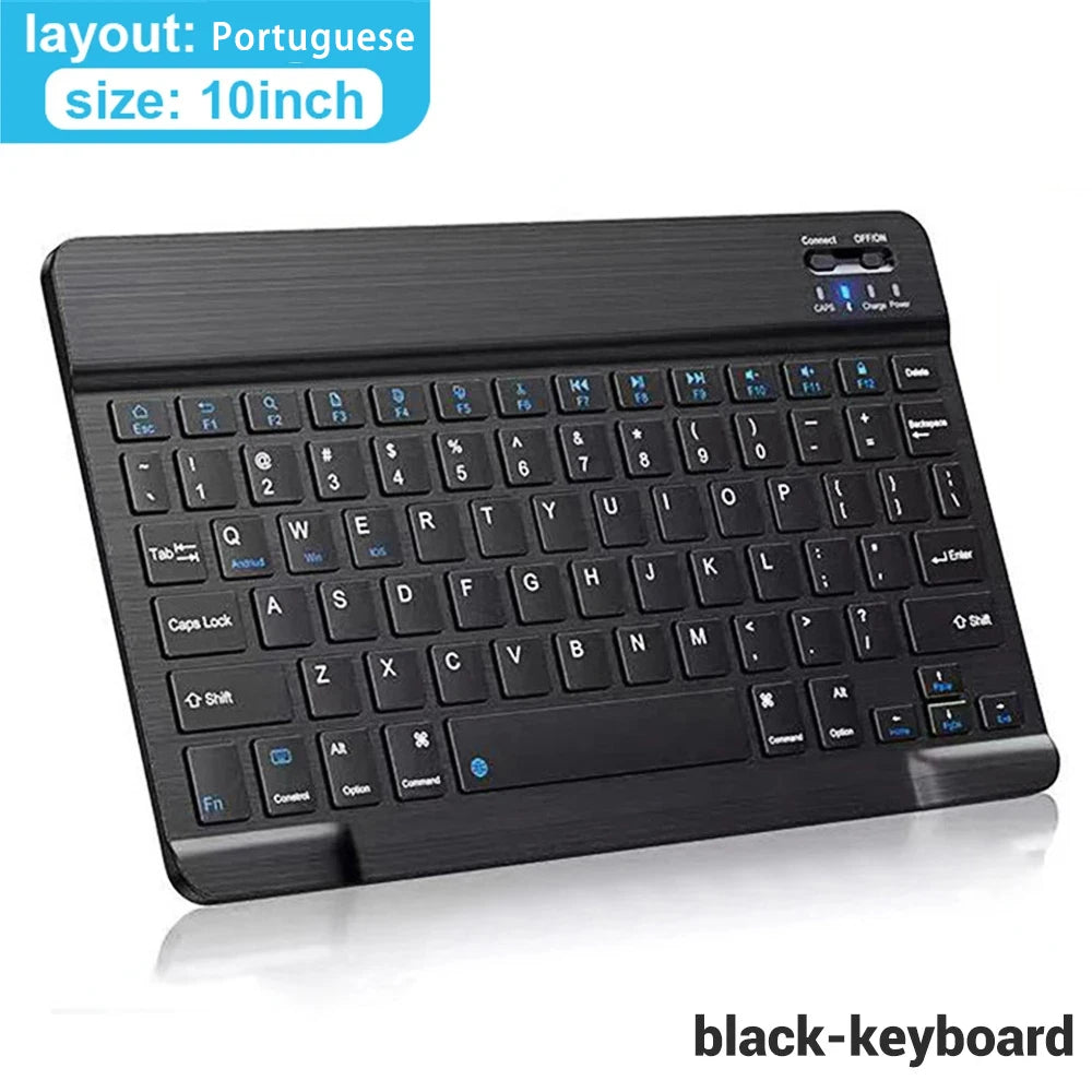 Bluetooth Wireless Keyboard Mouse For IOS Android Windows Tablet For iPad Air Mini Pro Spanish Korean Portugal Russian Keyboard