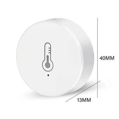 Tuya Smart Zigbee Temperature And Humidity Sensor Indoor Thermometer Monitor Work With Alexa Google Home home automation