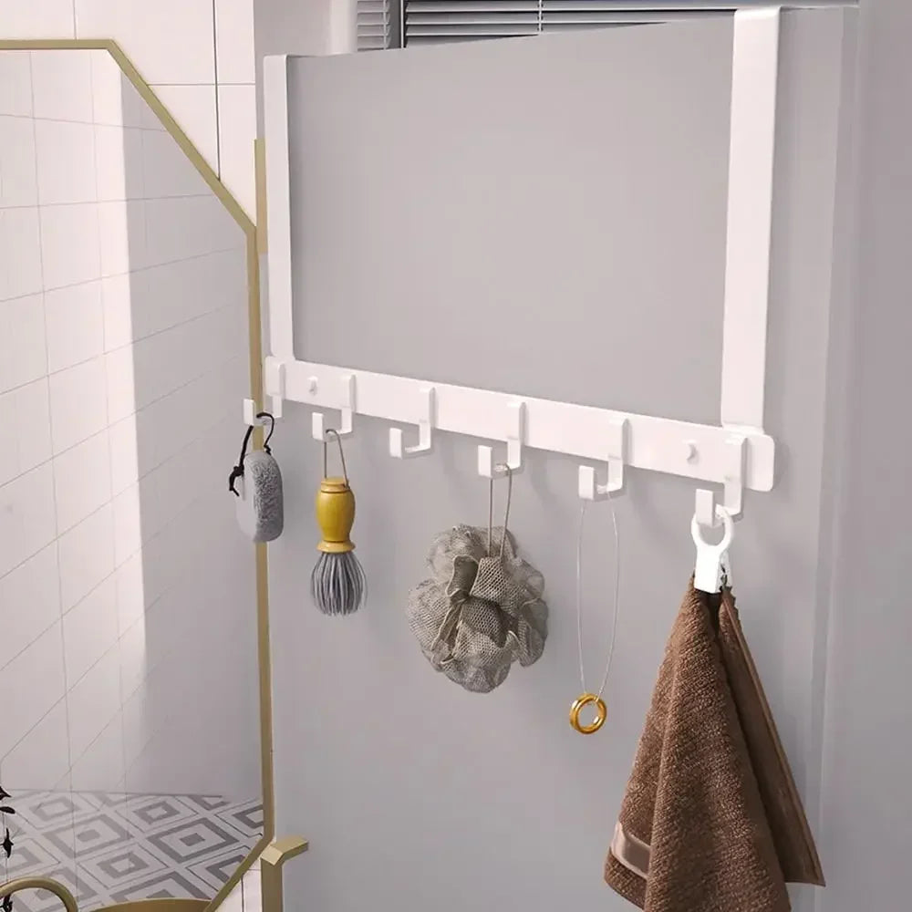 Door Behind Hook Storage Wall Hanging Clothes Hanger Coat Hook Punch-free Hanger Bedroom Organizer Storage Kitchen Accessories