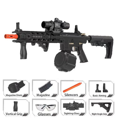 M416 Outdoor Gun Toy Electric Plastic Bullet Gun Toy Automatic Shooting Sport Trainning Interactive Game For Children Adult Gift