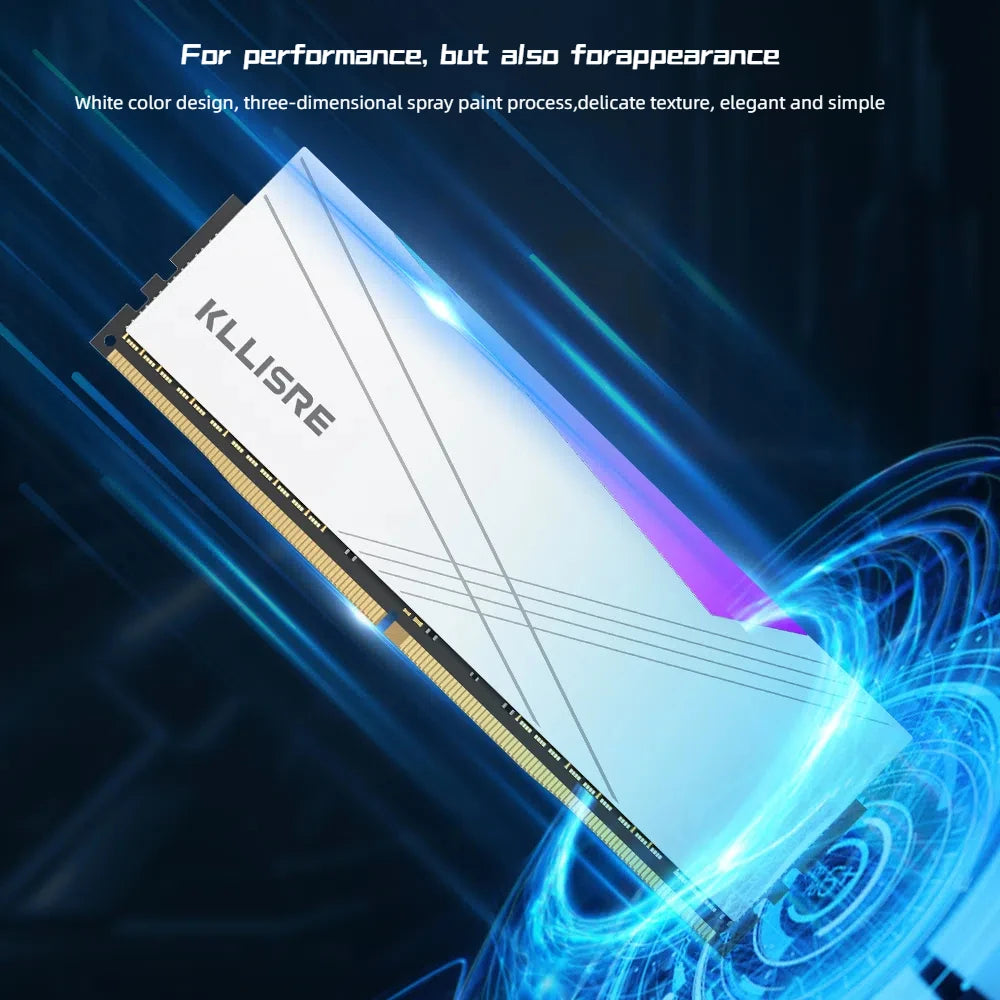 Kllisre ram DDR4 8GB 16GB RGB Memory 3200MHz 1.35V desktop dimm High Compatible