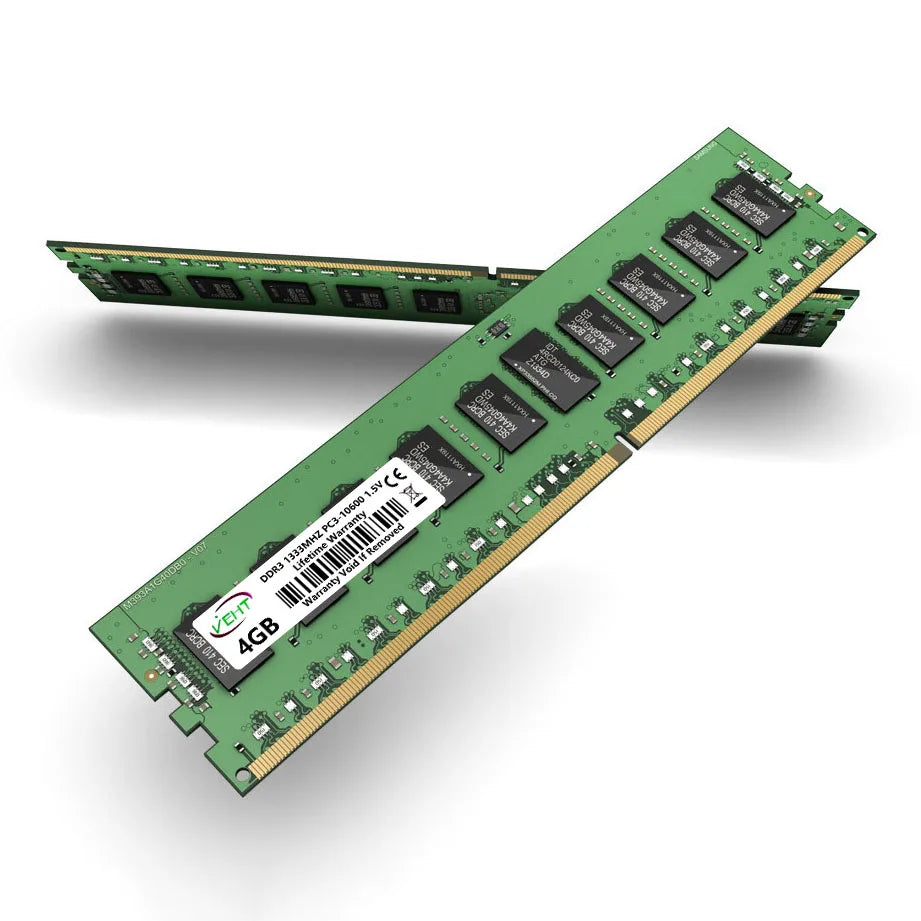 DDR3 2GB 4GB 8GB Desktop Memories Ram PC3 1066 1333 1600Mhz 1.5V 240Pin DDR3 8500 10600 12800 DIMM Non-ECC Computer Memory Ram