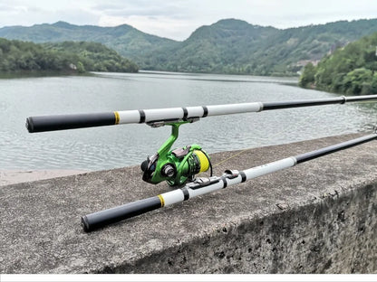 JOSBY Telescopic Rock Fishing Rod Spinning Carp Feeder Carbon Fiber Pesca 3M 2.7M 2.4M 2.1M 1.8M 1.5M Mini Travel Ultra durable