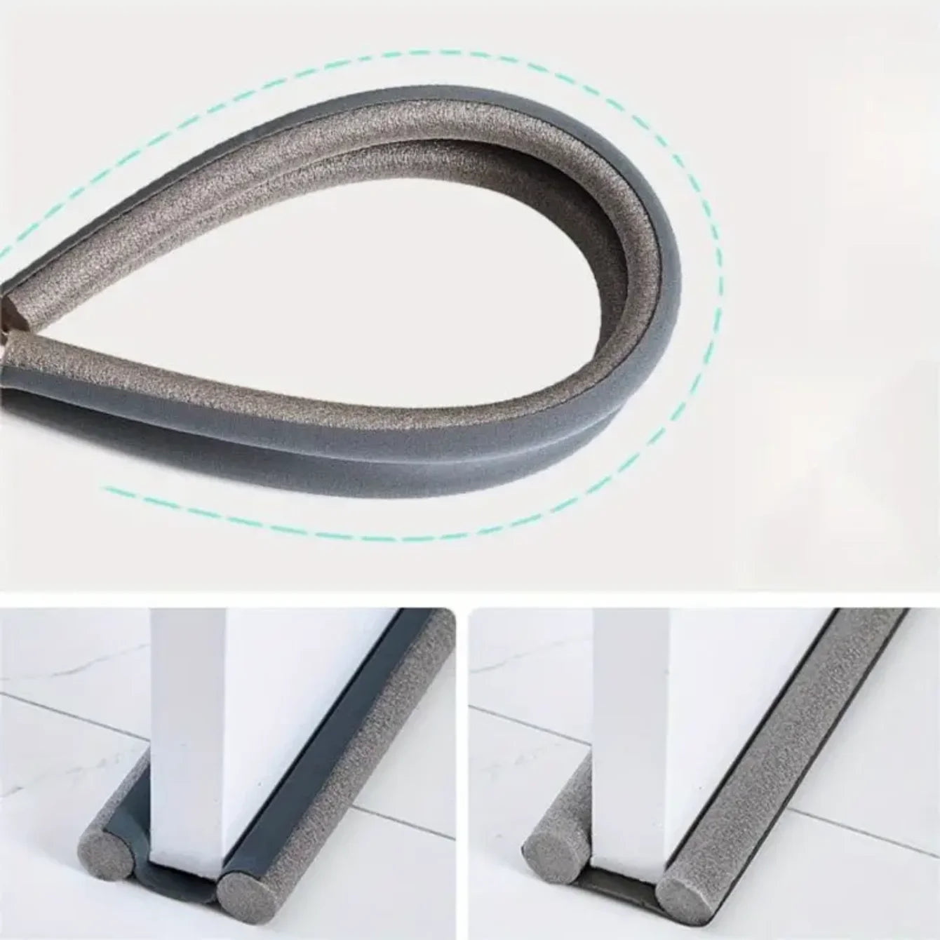 1pc Door Sealing Strip, Door Bottom Seal Strip, Soundproof Door And Window Gap Windshield Strip, Heat Preservation And Dustproof