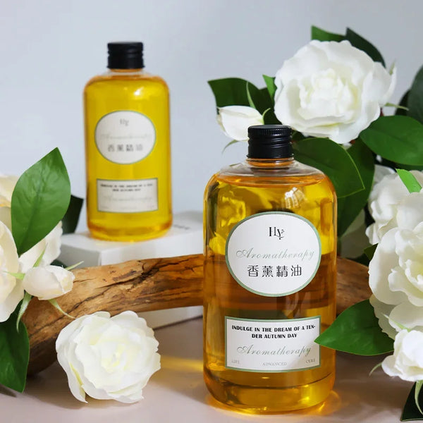 Olio per diffusore a bastoncini Hilton da 250 ml, oli essenziali di tè verde al gelsomino della serie Shangri-La Hotel, per diffusore aromatico fai da te.