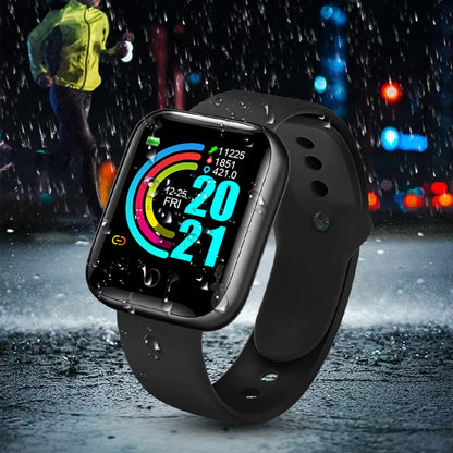 For iPhone Xiaomi Smart Watch Men Women Bluetooth Sport Watches Heart Rate Monitor Blood Pressure Fitness Watch Smart Bracelet