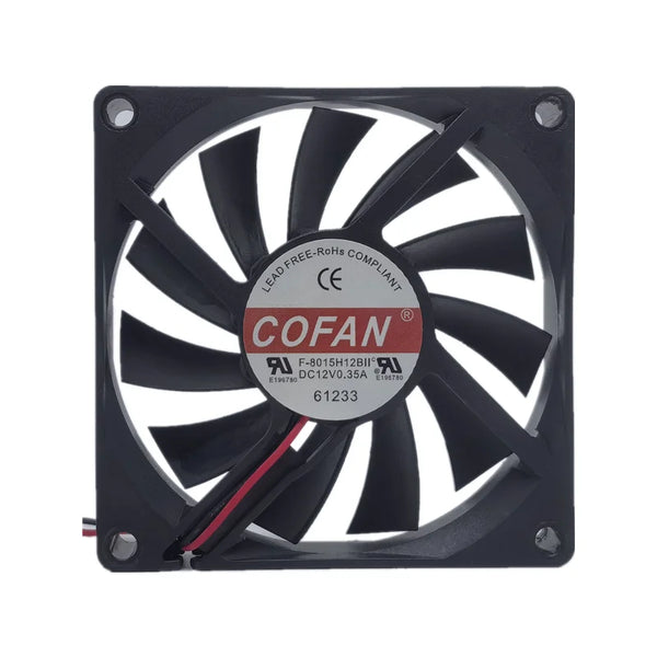 Nuovo cofan F-8015H12BII 12V 0.35A 8015 8cm ventola del telaio del caricatore ultra sottile