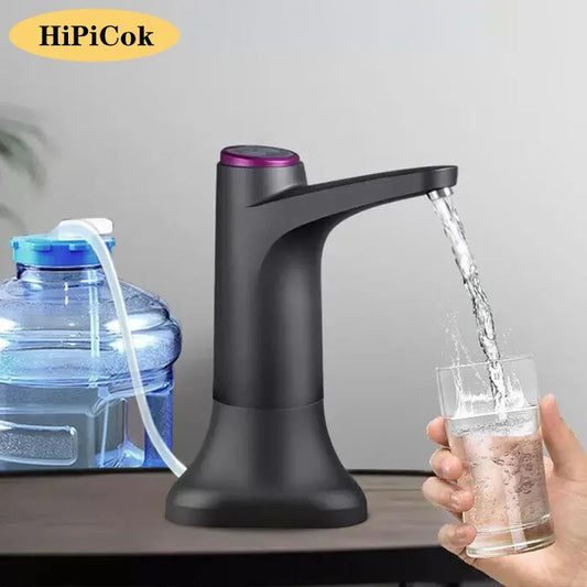 HiPiCok Water Pump 19 Liters Water Dispenser for Bottle Mini USB Automatic Electric Water Gallon Bottle Pump Drinking Dispenser