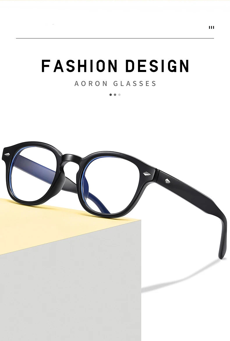 Feishini Black Tom Computer Women Eye Glasses Anti Blue Rays Radiation korea Glasses Clear Frames Men Square Eyewear Optical