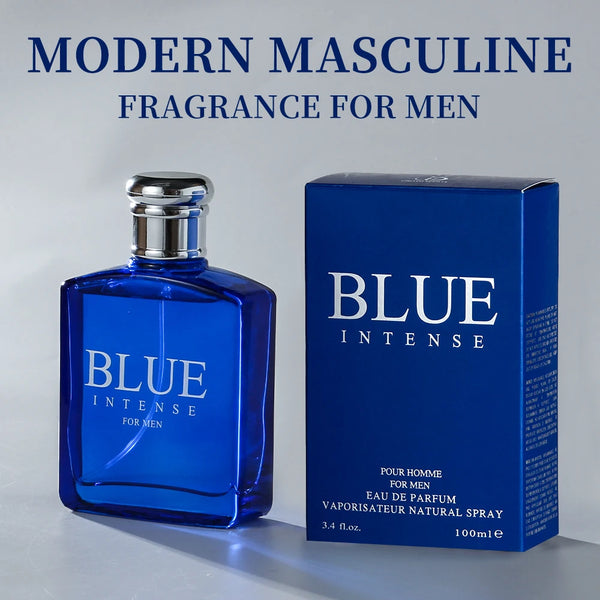BLUE CHARM Eau de Parfum Spray 3,4 once / 100 ml Fragranza multistrato Fragranza aromatica per uomo Profumi EDP da uomo Frutta