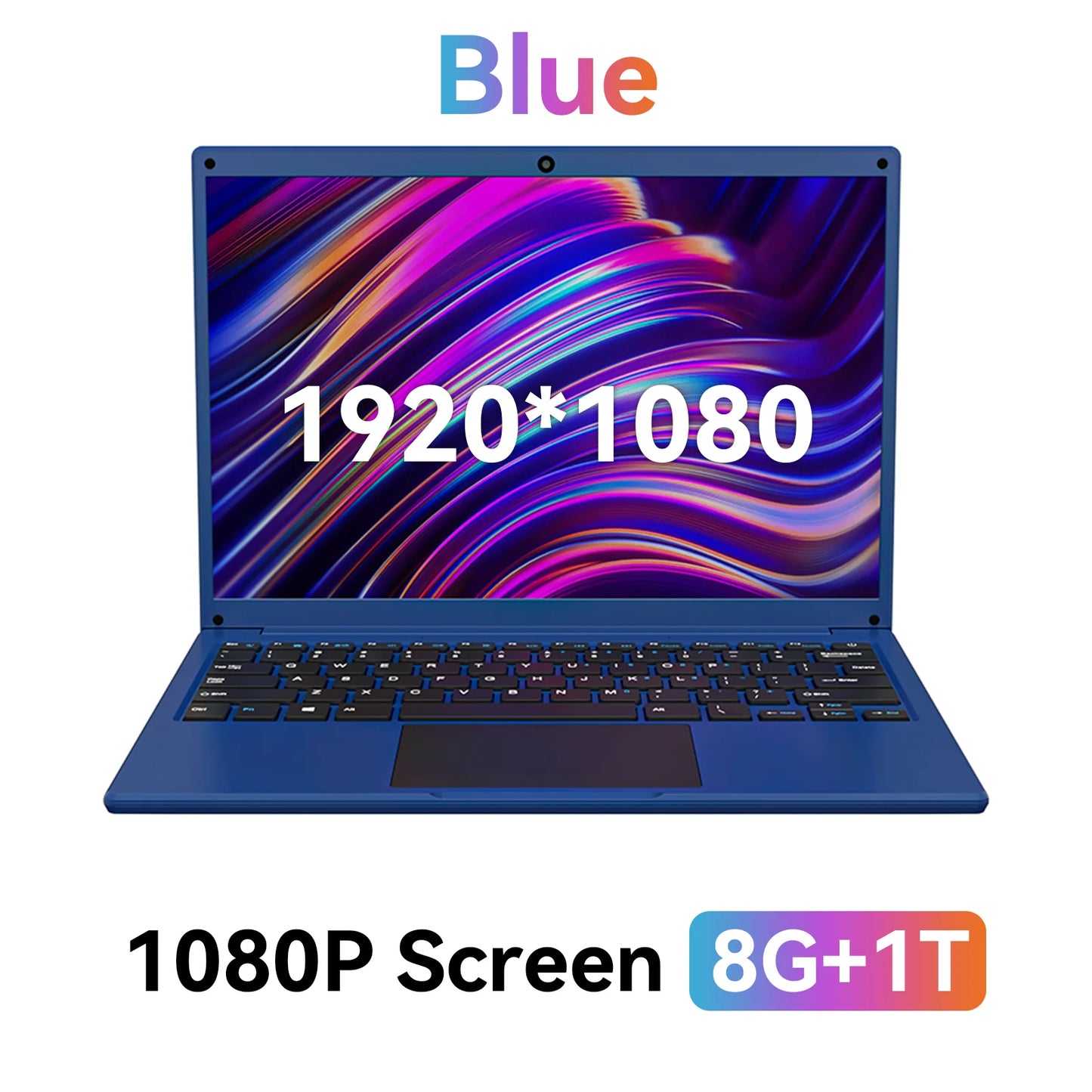 Adreamer Laptop 13.3 Inch Portable Laptops Low Price With Intel CPU 2.5K FHD IPS 8GB 1T SSD  2.5K FHD Display Notebook